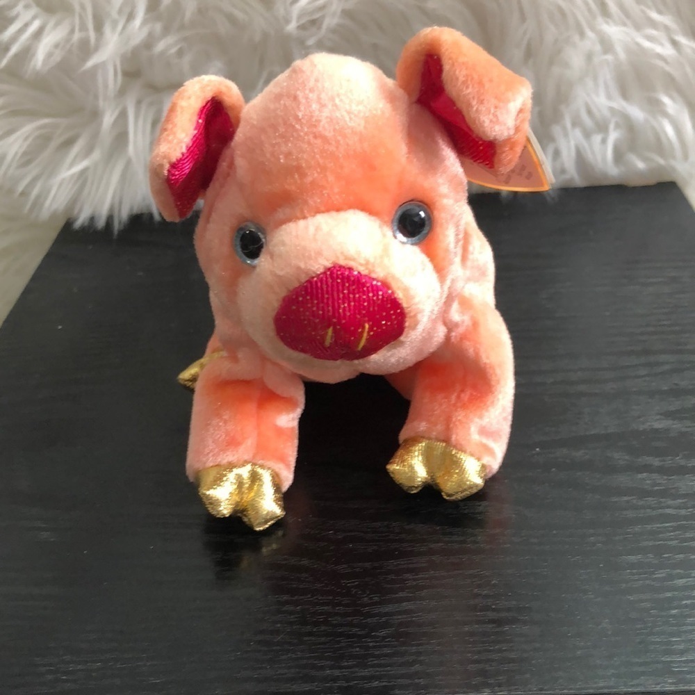 Vintage Pig Ty Beanie Babies zodiac collection (2000)
